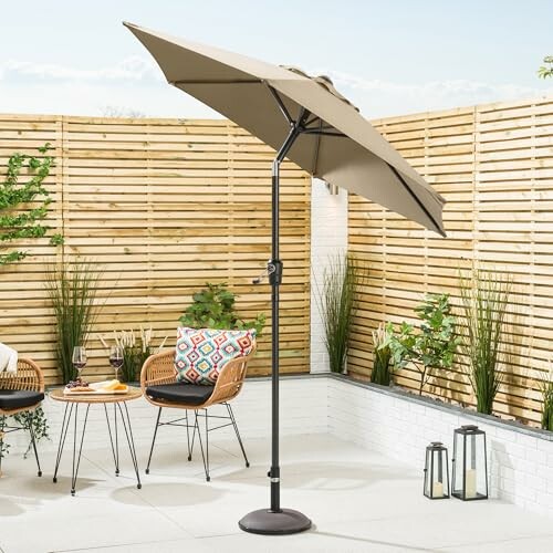 CHRISTOW Tilting Garden Parasol